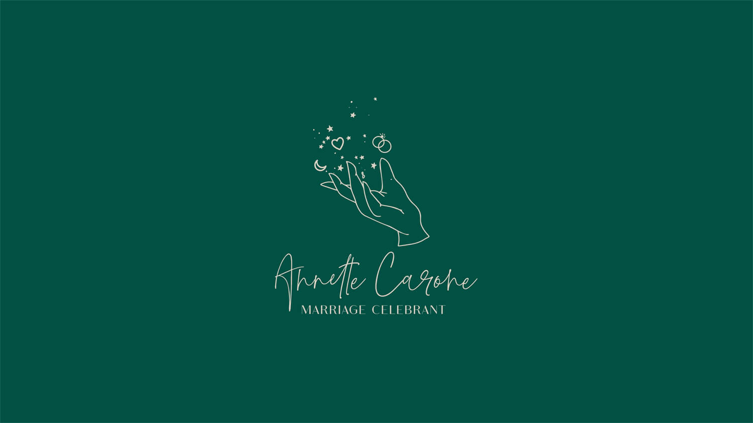 Business Branding - Annette Carone, Marriage Celebrant - Perth WA