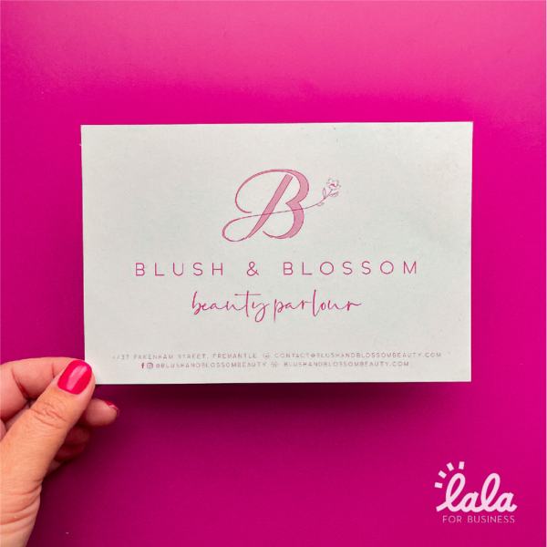Blush Blossom voucher front